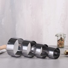 A set of baking forms and calculation 