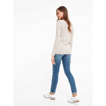 Jumper Female Conte Elegant, Size L, Beige Color-2