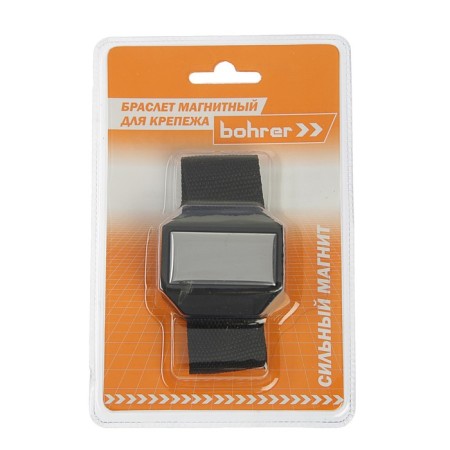 Magnetic bracelet Bohrer 49230102, 50x25 mm, 1 large magnet, Velcro strap-3