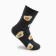 Women's socks "avocado", gray color, size 23-25