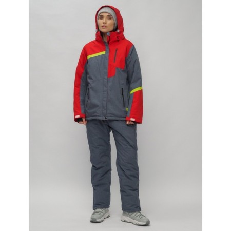 Ski suit female, size 58, red color-26