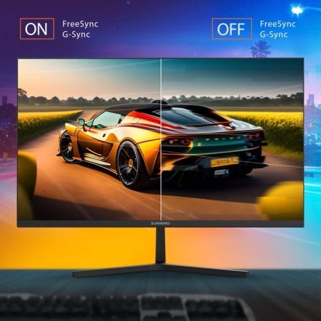 Sunwind 27 "SM-27Fi221 Black IPS LED 16: 9 HDMI M/M Matte 300CD 178g/178g 1920x 107748-6