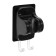 Holder for shower watering can Zein Z122, self -adhesive, adjustable, with hook, black