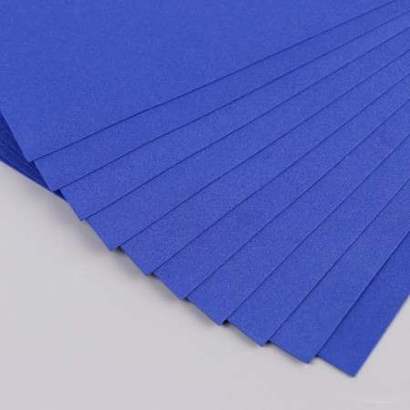 Foamiran "Blue" 1 mm (set of 10 sheets) mix format A4-4