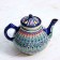 Rishtan ceramics "Patterns", 1600 ml, blue mix