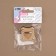 Bag -4.2 cm fastener, golden color