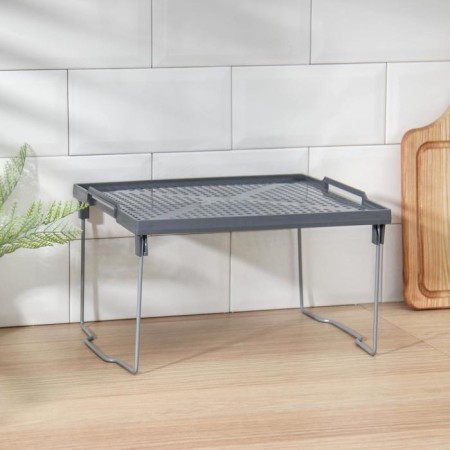 Standing on metal legs "Loft", 29.5 × 26 × 17.2 cm, color gray color-1