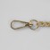 A chain for a bag, with carbines, aluminum, 7 × 10 mm, 120 cm, robbed, gold color