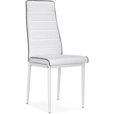 STULL OF THE METALAL CARCAS DC2-001 Metal/Ecokozha, white 41x54x97 cm