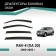 Defly window deflectors for Toyota Rav4 (XA20), 2000-2005