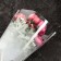 Packet of flowers, "transition", 30+9.5x45 cm, white