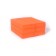 PUF "Mobile Matrass", size 67x61x33 cm, water -repellent tissue, orange