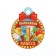 Medal "Graduate of the first class!" balls, 10 x 10 cm