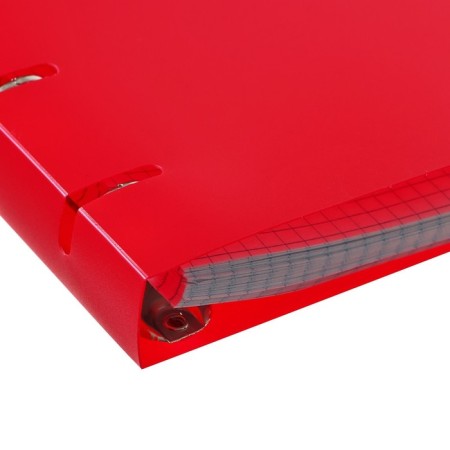 A notebook on rings A5 80 sheets in Calligrata Calges Red, plastic cover, OFSET MIX OFSET (2 colors)-9
