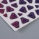 Stickers for creativity plastic "Gradient. Almaza" 22x9.5 cm