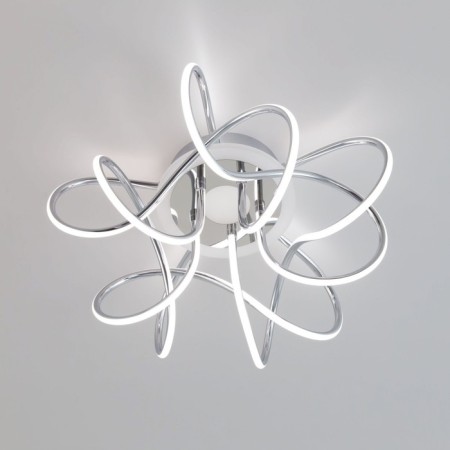 Ceiling CITILUX CULCH "JMINI SMART" CL229A151E 50x50x23 cm, 5x19W, LED, Gray color.-23