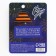 A badge with a ribbon and a white flower on Victory Day “Remember! Proud! ”, 10.5 x 14 cm