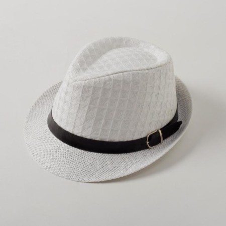 Men's hat "Classic", size 58, white color