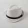 Men's hat "Classic", size 58, white color