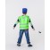 The carnival costume "DPS inspector", with a rod and kraga, p. 32–34, 5-10 years old