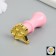 Printing for wax with a plastic handle Figure "Bunch of balloons of hearts" 6 cm