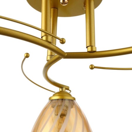 Chandelier 1084/3GD 40W E27 gold 52x52x23 cm Bayerlux-3