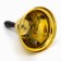 Desktop bell, 9 x 14.5 cm, gold