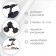 The press for the press Onlytop, 120 cm, curved, with dumbbells of 1.5 kg and expanders