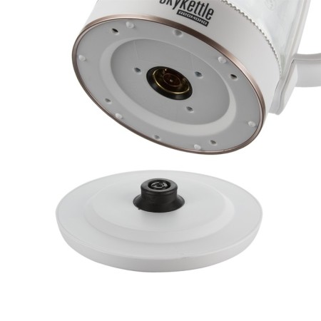 Electric kettle Redmond Skykettle RK-G203S, glass, 2 l, 2200 watts, adj. t °, white-7
