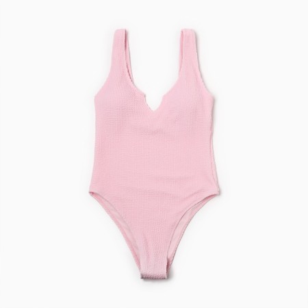 Swimsuit female adhesive minku color pink 44-6