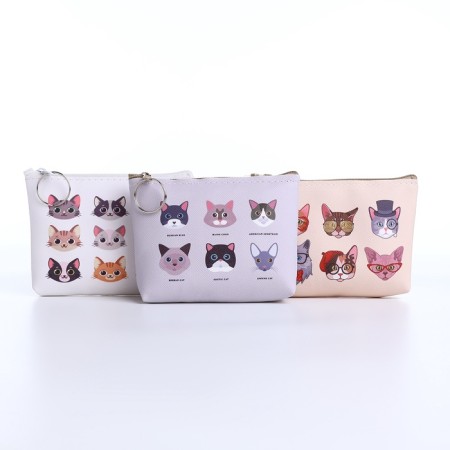 Monetnik's wallet with a zipper, color mix-1