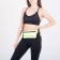 Run to run waist bag on the zipper, yellow color