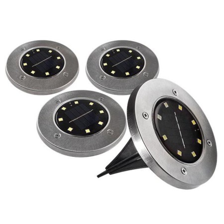 LED LED FAZ, SLR-S14 8SMD soil, IP44, solar battery, 4 pcs