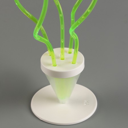 Set "wave", wand+holder+stand, set of 5 pcs., Yellow-2