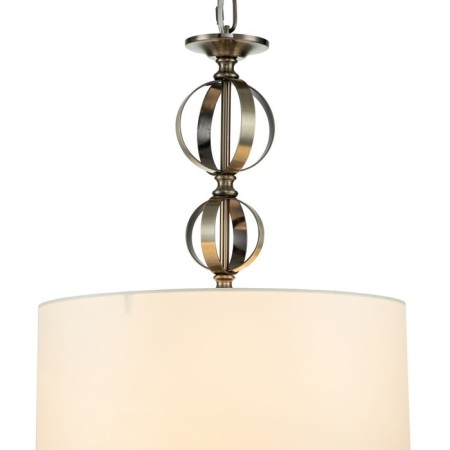 Suspended Indigo lamp, 13012/1p Brass. 1x60W, e27, 350x350x595/2095 mm, white color-3