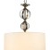 Suspended Indigo lamp, 13012/1p Brass. 1x60W, e27, 350x350x595/2095 mm, white color