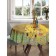 Gabel “Gustav Klimt Kiss”, Round, Saten, D = 150 cm on the table