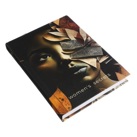 The diary of A5 160 sheets, cardboard 7BC, matte lamination, Women’s Secrets-2