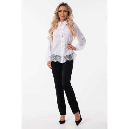 Female blouse, size 42, white color-8