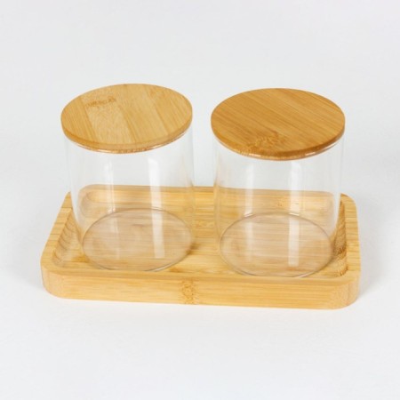 Joy Home bamboo set for storing cosmetics, 20.3x11x1.8 cm