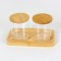 Joy Home bamboo set for storing cosmetics, 20.3x11x1.8 cm