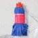 Nozzle for a mop ribbon shade, microfiber 200 g, mix color