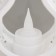 Nightmare "frozen candle" 3xlr1130 white 5x7.5x12 cm Risalux