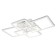 Ceiling light ESCADA, 10286/6LED. 1x154W, LED, 10360LM, 3000-6500K, 790x580x125 mm, white color