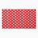 Towel 35x60cm peas, red, waffle, 120 g/m, HL100%