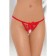 Thong with access to Softline Collection, red color, size S/L
