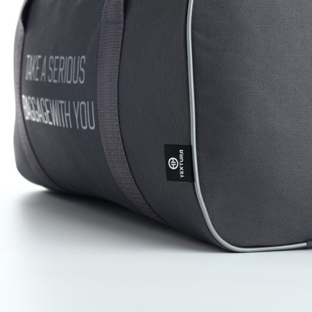 Road bag, textura, small size, color gray-5