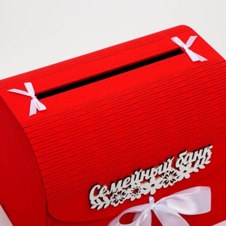 Family Bank "Flower", red, 23.5x17x20 cm-3