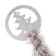 Carnival staff "Christmas tree", collapsible, silver, tinsel, length 160 cm