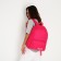 Basic school backpack, with pocket, pink color